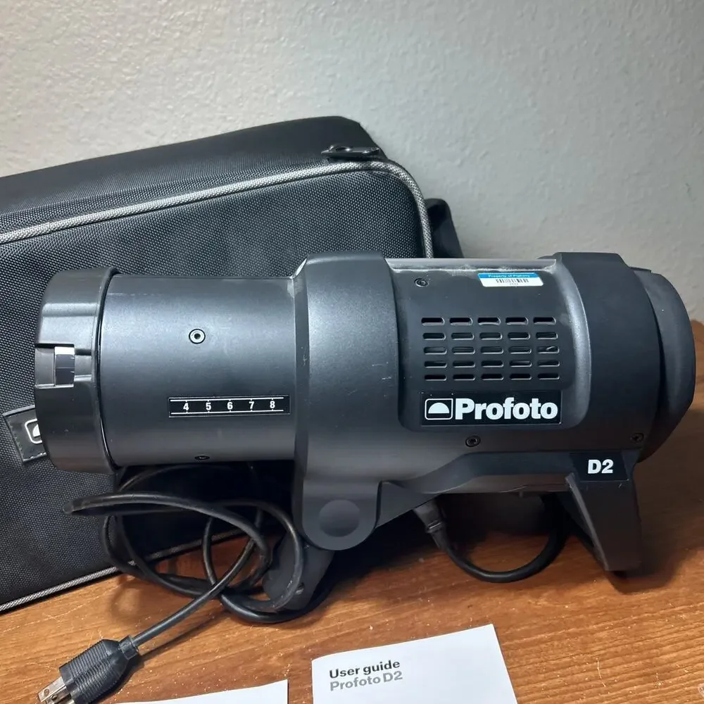 Profoto D2 500 AirTTL Monolight With Case & Cover Free Shipping